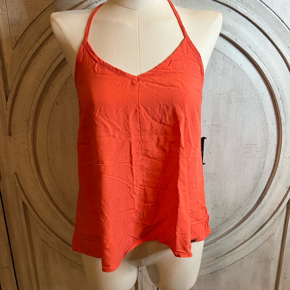 Women's Coral Halter Tank Top NWOT